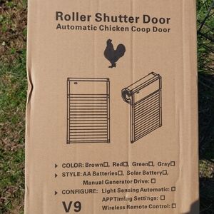 Automatic Chicken Coop Door - Brown